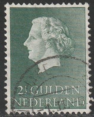 Nederland 1954 638 Juliana 2,5G, Gest Den Haag, Postzegels en Munten, Postzegels | Nederland, Ophalen of Verzenden, Na 1940, Gestempeld