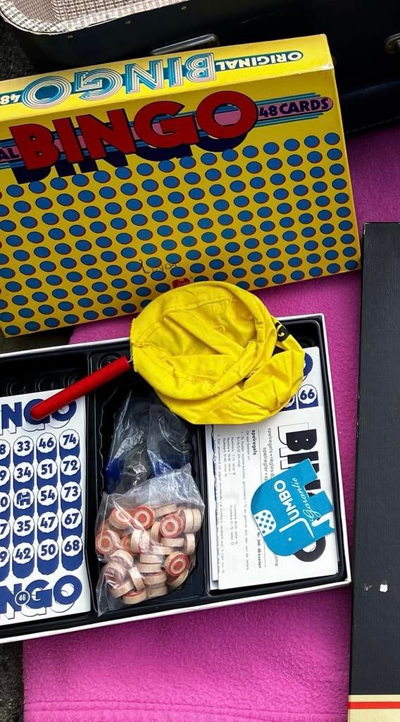 Bingo, vintage, Hobby en Vrije tijd, Gezelschapsspellen | Bordspellen, Ophalen of Verzenden, Gebruikt