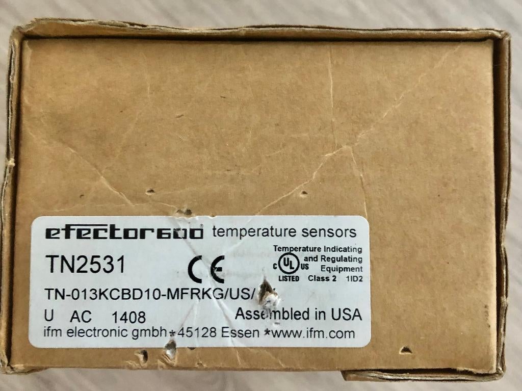 IFM - Temperatuur Sensor - TN2531 - TN-013KCBD10-MFRKG/US, Hobby en Vrije tijd, Elektronica-componenten, Ophalen of Verzenden