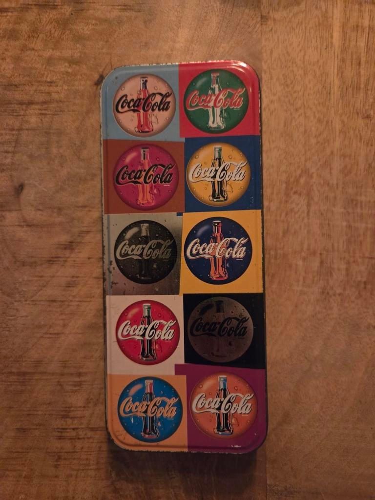 Vintage COCA-COLA pennen blik, Ophalen of Verzenden, Overige typen