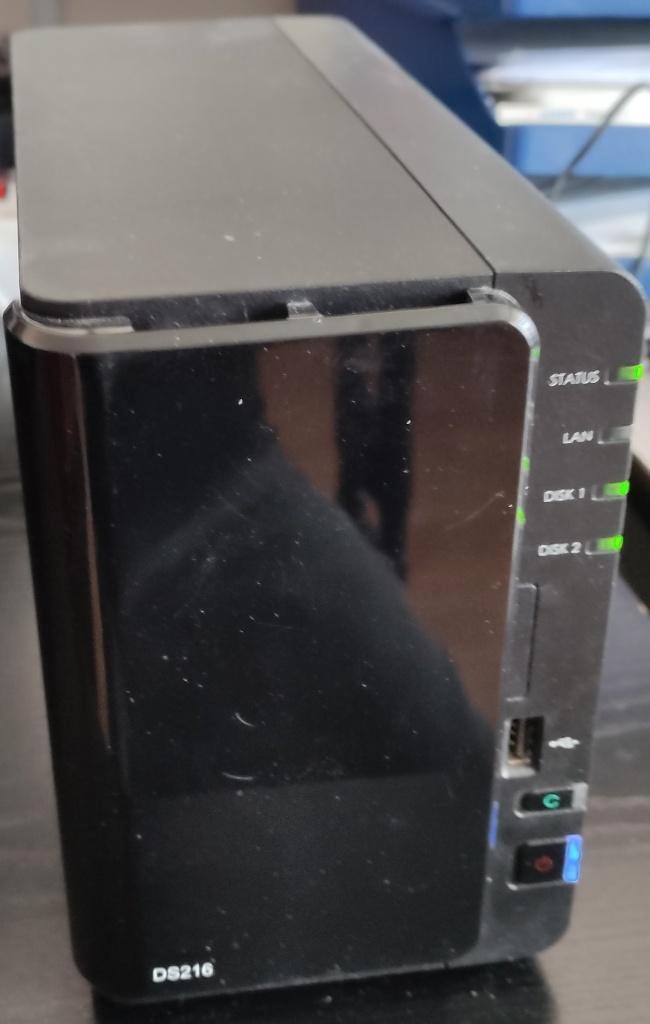 Synology DiskStation DS216 (zonder HDD's), Computers en Software, NAS, Zo goed als nieuw, Ophalen of Verzenden