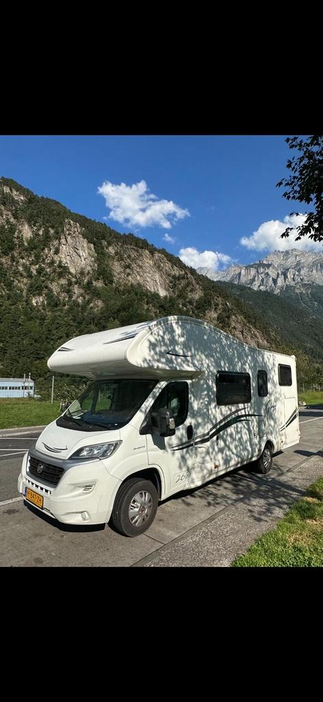 Camper 6-persoons 2015 alkoof fiat ducato 95dkm, Caravans en Kamperen, Overige merken, Alkoof, Meer dan 6, Luifel