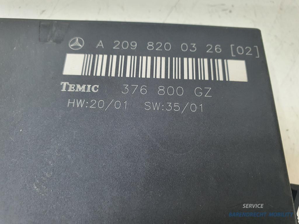 Mercedes W209 C209 CLK TEMIC control unit module A2098200326, Auto-onderdelen, Elektronica en Kabels, Gebruikt, Mercedes-Benz AG