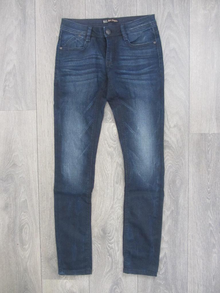 Donkerblauwe spijkerbroek Clockhouse maat 34, Ophalen of Verzenden, Zo goed als nieuw, Blauw, W27 (confectie 34) of kleiner