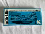 Märklin 2261 K-rail wissel set, Wisselstroom, Rails, Ophalen of Verzenden, Zo goed als nieuw