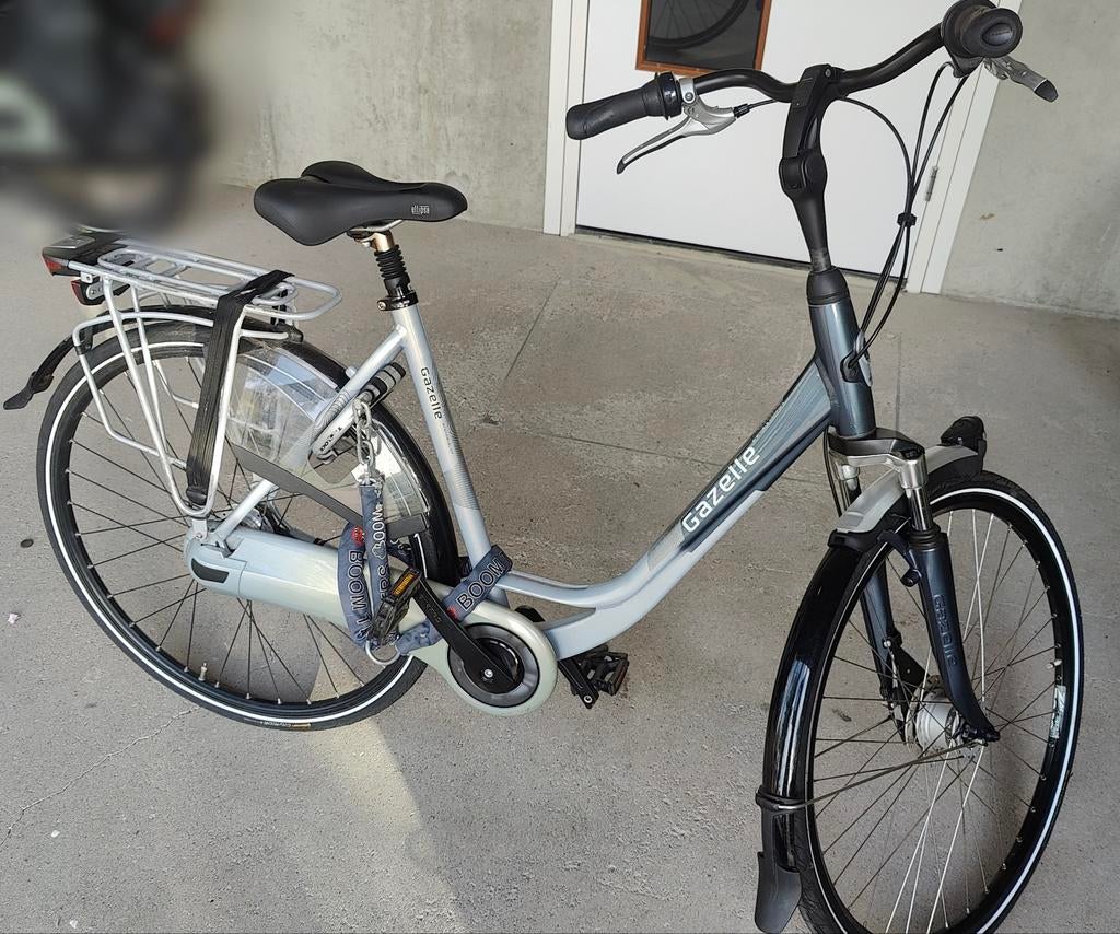 Gazelle Grenoble C7 stadsfiets D53 Grey boralis/noble blue, Fietsen en Brommers, Fietsen | Dames | Damesfietsen, 53 tot 56 cm