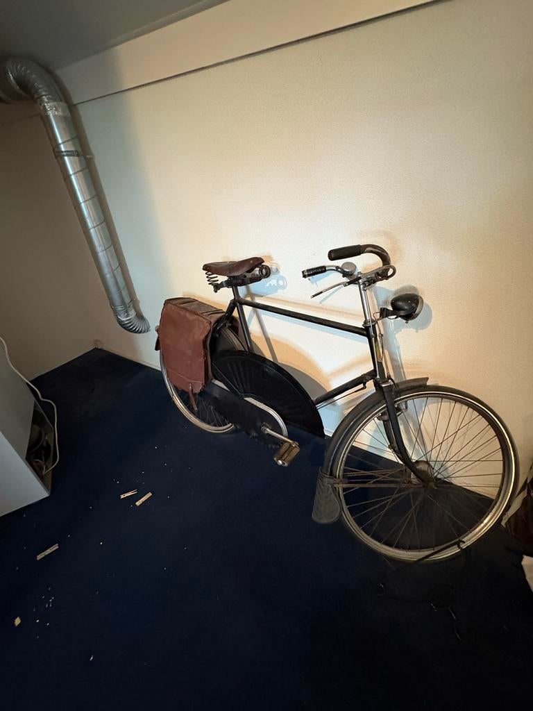 Antieke Fongers fiets - Jaren '30/'40, 55 tot 59 cm, Ophalen, Terugtraprem, Jaren '30