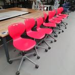 Ahrend 450 Merryfair bureaustoel schoolstoel rood kunststof, Ophalen, Gebruikt, Zwart