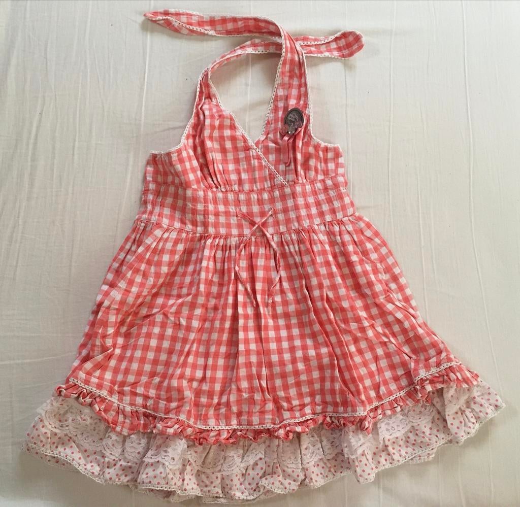Schattig geruit zomerjurkje Persival maat 92/98, Kinderen en Baby's, Kinderkleding | Maat 92, Ophalen of Verzenden, Gebruikt, Meisje