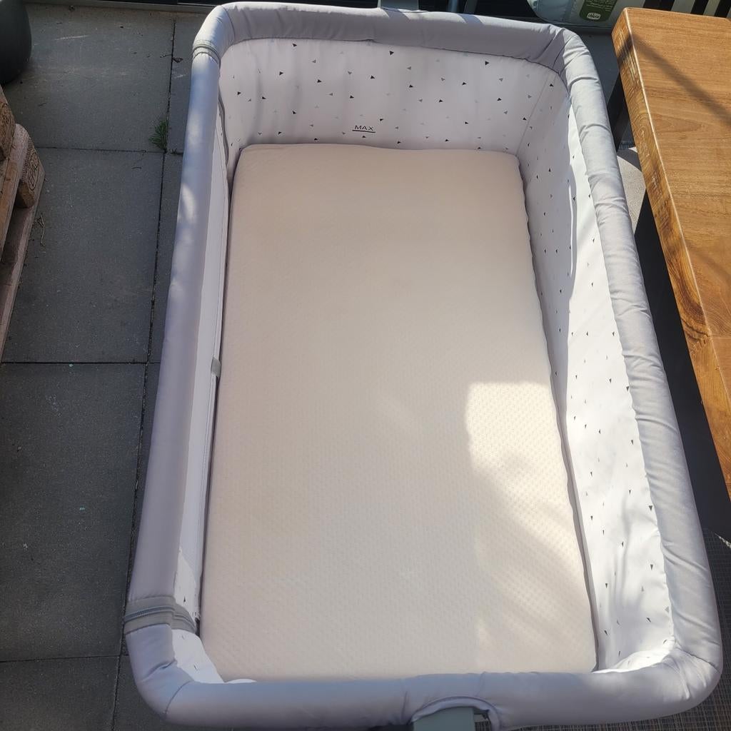 Kinderkraft grijs cosleeper met zelfgemaakte opbergtas, Ophalen, Zo goed als nieuw, Wieg