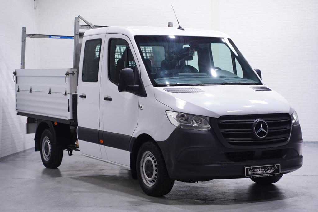 Mercedes Sprinter 211 CDI Dubbel Cabine 6-Zits Pickup Open L, Auto's, Voorwielaandrijving, Stof, 4 cilinders, 2000 kg
