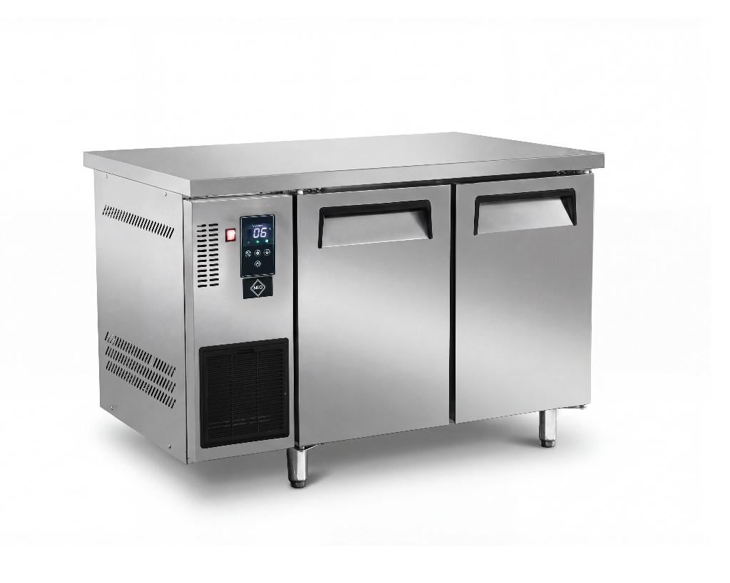 NEO Koelwerkbank | 2/3 deuren | 120/150/180 cm | RVS, Info@neohoreca.nl, De Steven 20-1, Neo Horeca, Nieuw in verpakking