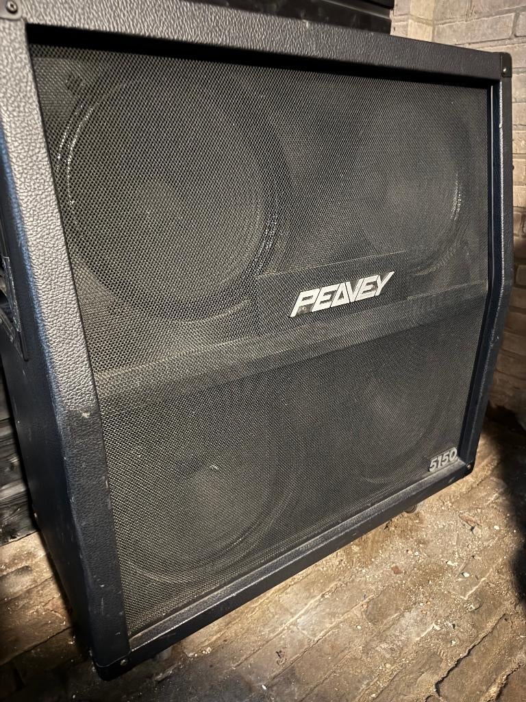 Peavey 5150 cab met 2x v30 en 2x Creamback 75, Ophalen, Gebruikt, Gitaar, 100 watt of meer