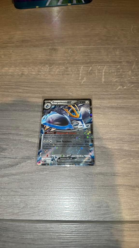 Empoleon EX 070/094 - Phantasmal Flames, Hobby en Vrije tijd, Verzamelkaartspellen | Pokémon, Ophalen of Verzenden, Zo goed als nieuw