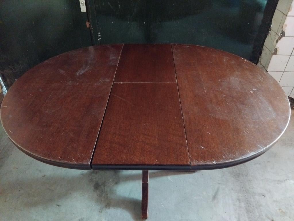 Klassieke ronde kamer tafel, Huis en Inrichting, Tafels | Eettafels, Ophalen, Gebruikt, 50 tot 100 cm, Klassiek