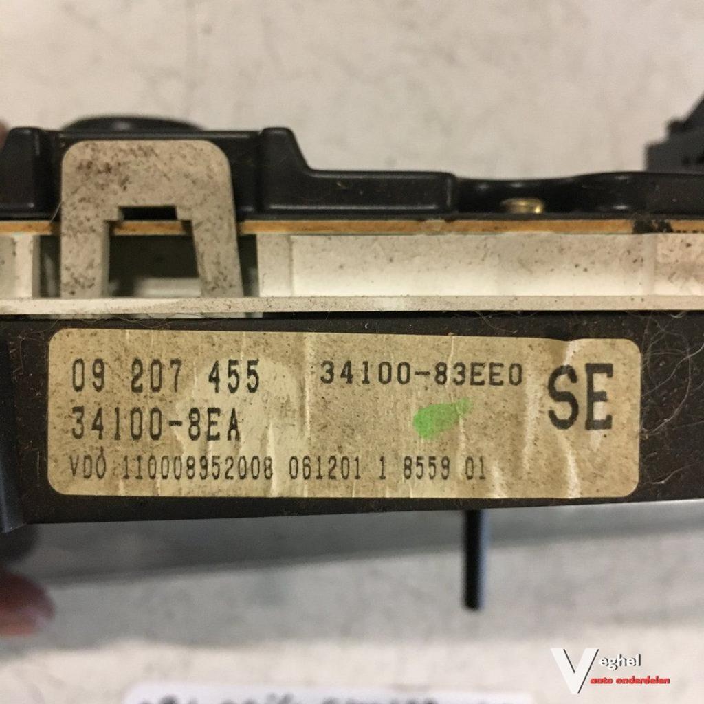 Opel Agila 5drs 1.2B 2002 Wagennr 2500026     Km Tellerklok, Gebruikt, -, -, Ophalen of Verzenden