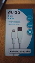 8 pin kabel van 1 meter, Ophalen, Nieuw, Apple iPhone