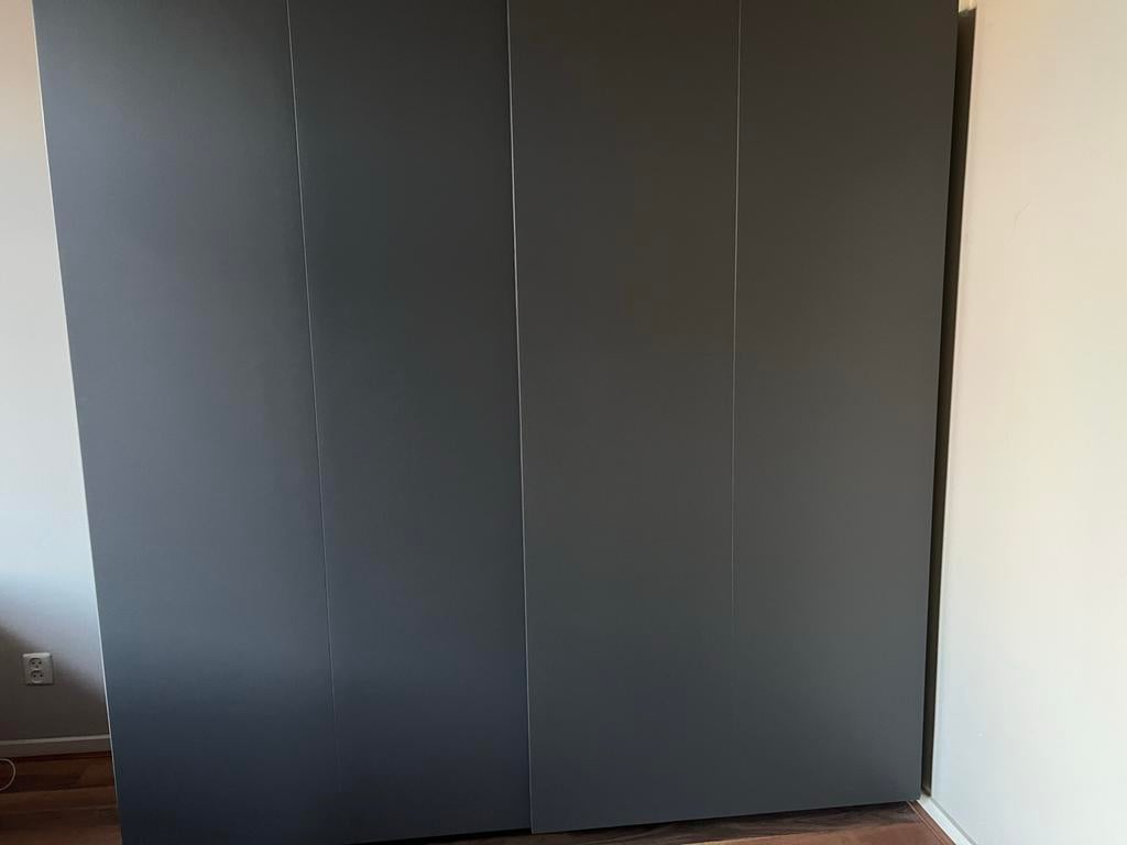 Ikea kledingkast met schuifdeuren en extra's, Ophalen, 200 cm of meer, 150 tot 200 cm, Zo goed als nieuw