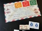 Zeldzame Scouting zegels en Eerste Dag Envelope, Verzenden, Gebruikt, Embleem, Speld of Insigne