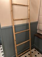 Decoratieve bamboe ladder - Sier trapje, Ophalen, Zo goed als nieuw, Handdoekenrek