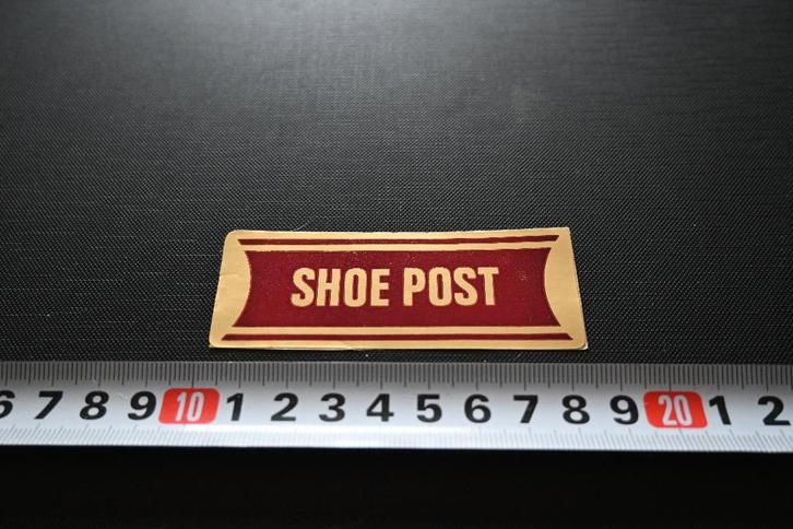 sticker folie logo SHOE POST, Verzamelen, Stickers, Zo goed als nieuw, Ophalen