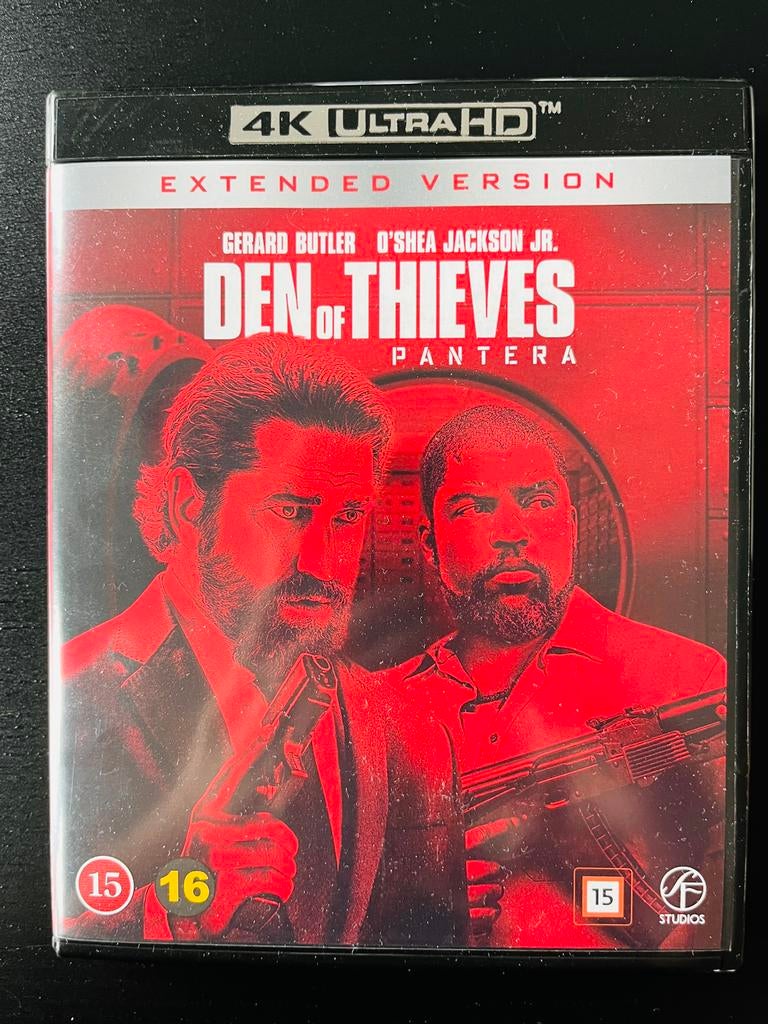 Den of Thieves Pantera 4K Blu Ray, Ophalen of Verzenden, Zo goed als nieuw, Thrillers en Misdaad