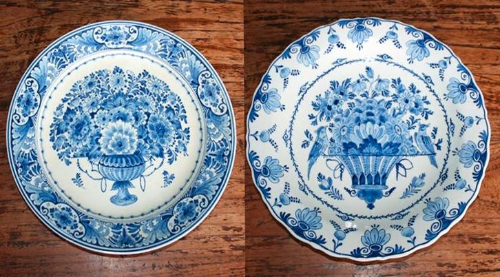 2 wandborden Porceleyne Fles, 1945 en 1969, Antiek en Kunst, Antiek | Wandborden en Tegels, Ophalen of Verzenden