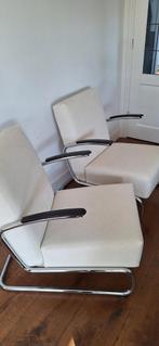 Gispen 405 Fauteuils als nieuw - Set van 2, Huis en Inrichting, Ophalen, 75 tot 100 cm, Zo goed als nieuw, Stof