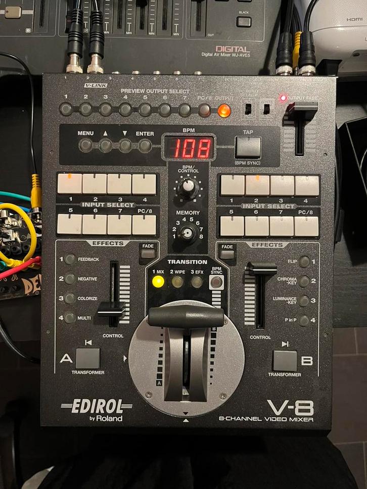 Roland Edirol V8 with flightcase, Audio, Tv en Foto, Professionele Audio-, Tv- en Video-apparatuur, Zo goed als nieuw, Video, Ophalen of Verzenden