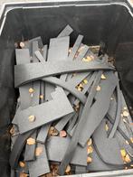 Rubber tegel snijstukken - GRATIS AF TE HALEN, Tuin en Terras, Tegels en Klinkers, Ophalen, Overige typen, Rubber, Nieuw