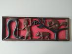Vintage Afrikaans houtsnijwerk, Antiek en Kunst, Kunst | Beelden en Houtsnijwerken, Ophalen of Verzenden
