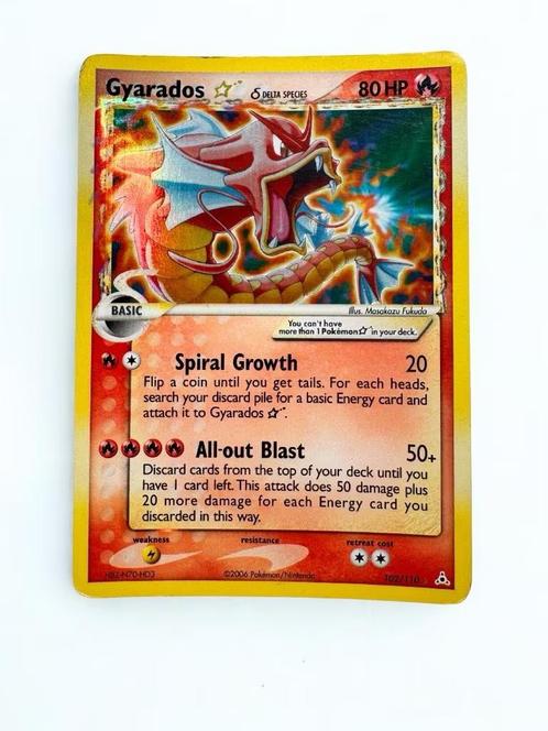 *GEZOCHT* Gyarados Gold Star Pokémon kaart, Hobby en Vrije tijd, Verzamelkaartspellen | Pokémon, Zo goed als nieuw, Meerdere kaarten