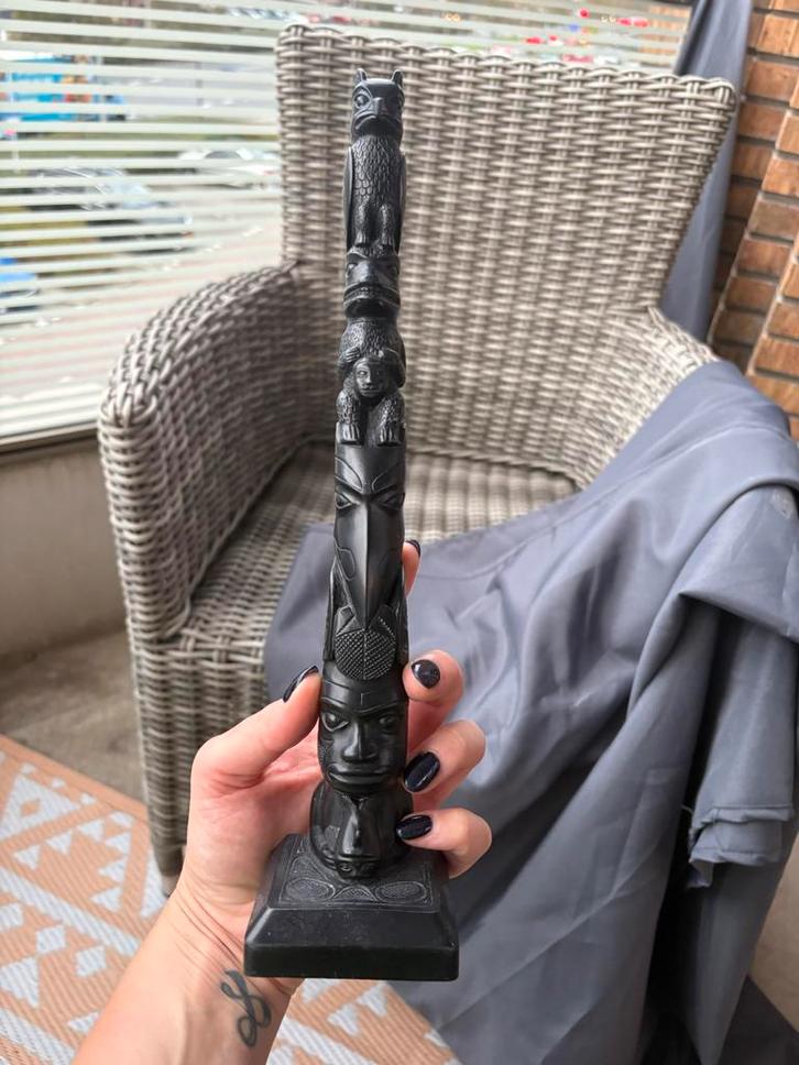 Totempaal Beeldje - Decoratief, Antiek en Kunst, Kunst | Niet-Westerse kunst, Ophalen of Verzenden