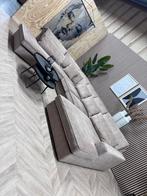 ZGAN Velvet Velours U-Bank / Hoekbank - Beige - Hotel Chique, Ophalen, Tweedehands, Tweedehands, Overige maten