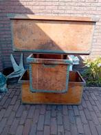 3 grote houten kisten kist voor gereedschap onderdelen etc, Ophalen, Gebruikt