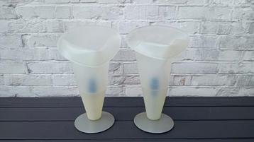 Set van 2 'Amazing Vase' Rubber Oprol Lampen Johan Bakermans beschikbaar voor biedingen