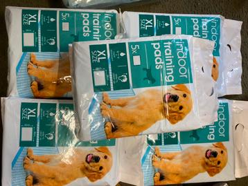 Indoor training pads puppy (5 pak) + 6 losse beschikbaar voor biedingen