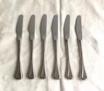 6 Inox dinermessen - merk Inox 18/10 en 🐓  Haan, Ophalen of Verzenden, Zo goed als nieuw, Rvs of Chroom, Vaatwasserbestendig