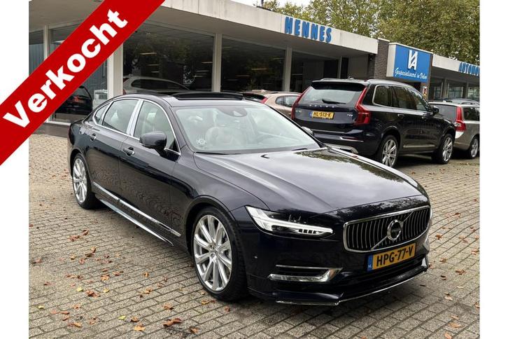 Volvo S90 T8 AWD EXCELLENCE Massage V+A 4 Seat Koelkast, Auto's, Volvo, Bedrijf, Te koop, S90, 360° camera, 4x4, ABS, Adaptive Cruise Control