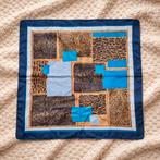 Vintage Koningsblauwe Marineblauwe Pochette Halsdoek, Kleding | Dames, Mutsen, Sjaals en Handschoenen, Maat 42/44 (L), Nieuw, Ophalen of Verzenden