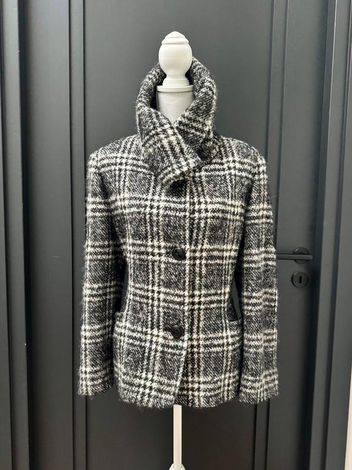 Marcona zuiver wol, Alpaca & Mohair jas mt 38 - 40 , M - L, Kleding | Dames, Jassen | Winter, Zo goed als nieuw, Maat 38/40 (M)