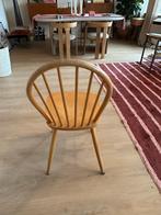 Houten stoelen - set van 2, Huis en Inrichting, Stoelen, Ophalen, Gebruikt, Bruin, Vier