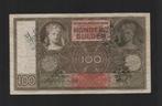 100,00 Gulden Bankbiljet 1940 Mooi Biljet Buiten Omloop, Postzegels en Munten, Bankbiljetten | Nederland, Los biljet, Ophalen of Verzenden