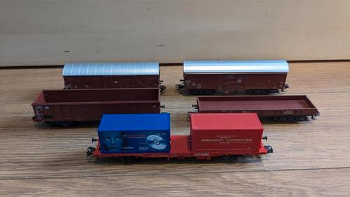 Restant Märklin Goederenwagens met Kortkoppelingen, Hobby en Vrije tijd, Modeltreinen | H0, Zo goed als nieuw, Wagon, Wisselstroom