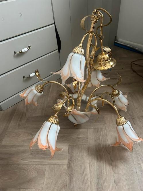 Vintage Murano kroonluchter, Huis en Inrichting, Lampen | Kroonluchters, Zo goed als nieuw, Glas, Ophalen of Verzenden