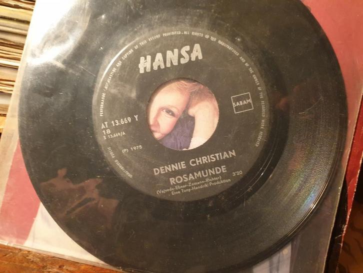 Dennie Christian- Rosamunde (x5), Cd's en Dvd's, Vinyl Singles, Pop, Ophalen of Verzenden