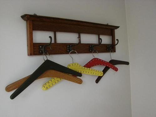 Eiken kapstok, oud, Huis en Inrichting, Woonaccessoires | Kapstokken, Gebruikt, Wandkapstok, Minder dan 100 cm, Hout, Ophalen of Verzenden