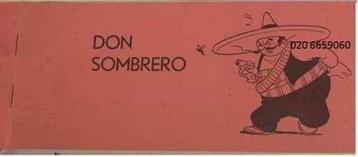 gezocht oud diana edition promotie don sombrero cartoon boek