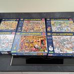 6 Stuks Jan van Haasteren Puzzels 7,50 per stuk, Ophalen, 500 t/m 1500 stukjes, Gebruikt, Legpuzzel