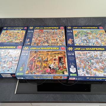 6 Stuks Jan van Haasteren Puzzels 7,50 per stuk beschikbaar voor biedingen